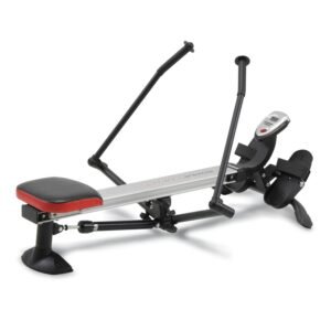 Irklavimo treniruoklis TOORX ROWER COMPACT kompaktiškas, su rankenomis, hidraulinė irklavimo sistema