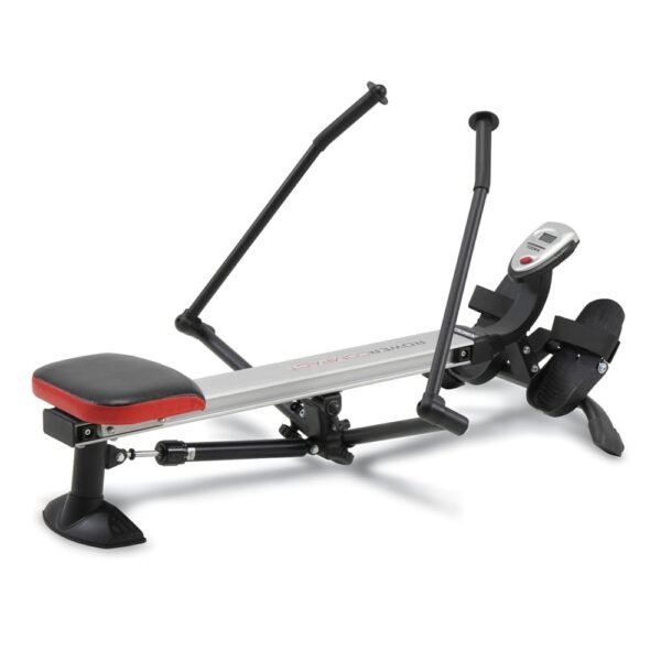 Irklavimo treniruoklis TOORX ROWER COMPACT kompaktiškas, su rankenomis, hidraulinė irklavimo sistema